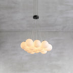 Alabaster Balls Chandelier