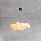 Alabaster Balls Chandelier