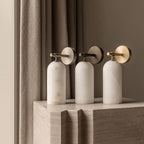 Pillar Alabaster Wall Sconce