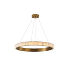 Alabaster Avalon Halo Chandelier Chandelier