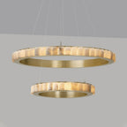 Alabaster Avalon Halo Chandelier Chandelier