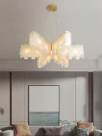 Alabaster Cascade Tiered Chandelier Chandelier