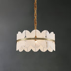 Alabaster Cloudscape Chandelier 1 layer ? 11.8″ x H 8.7″ / Dia 30cm x H 22cm Chandelier