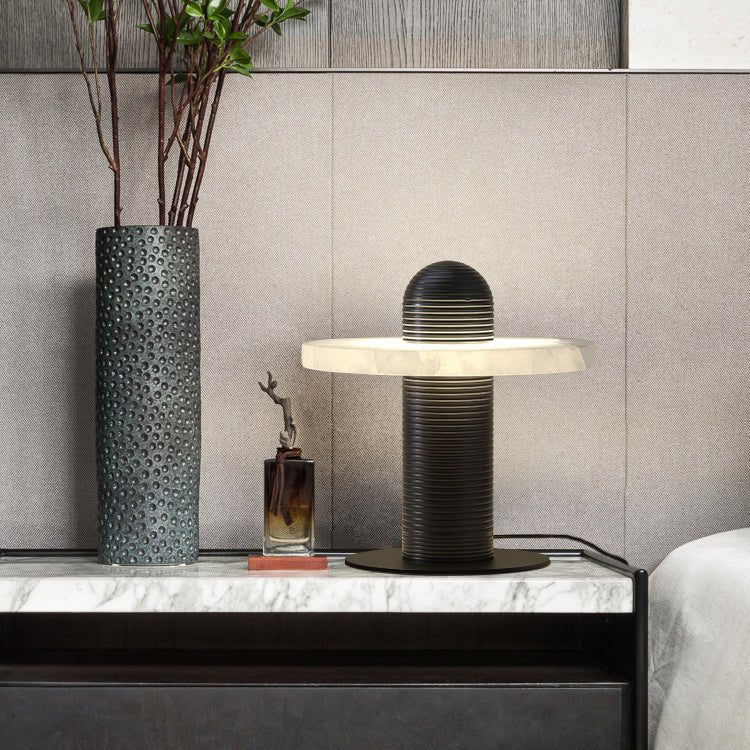 Alabaster Comet table lamp