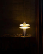 Alabaster Comet table lamp