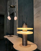 Alabaster Comet table lamp