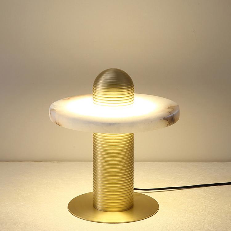 Alabaster Comet table lamp