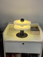 Alabaster Comet table lamp