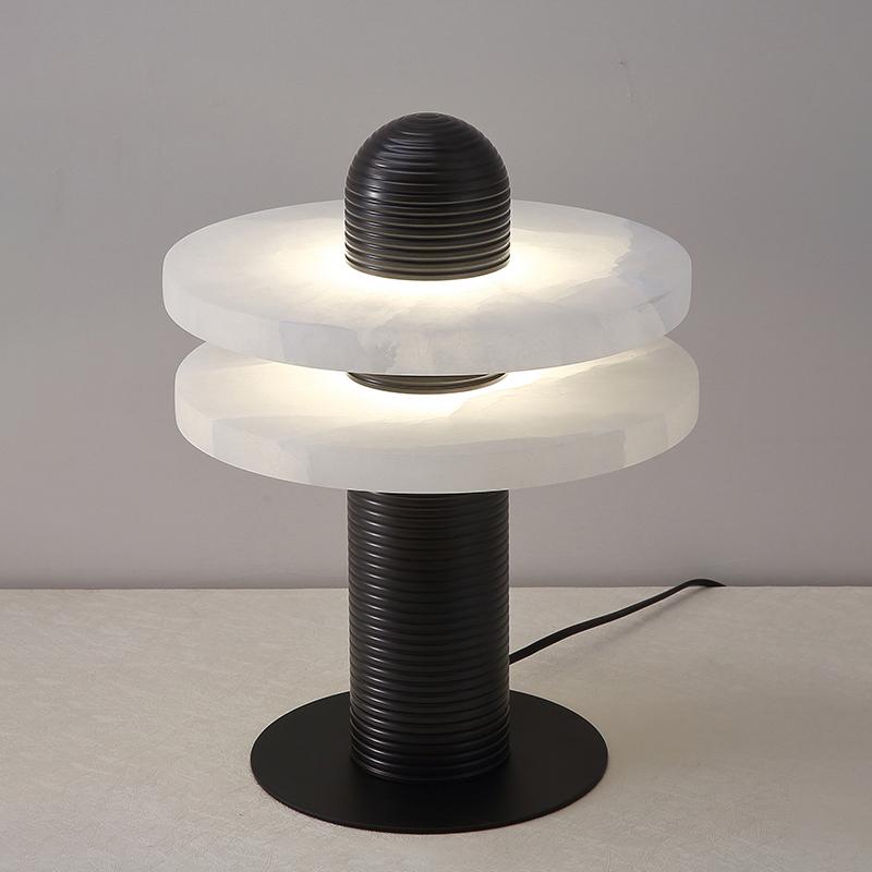 Alabaster Comet table lamp