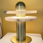 Alabaster Comet table lamp