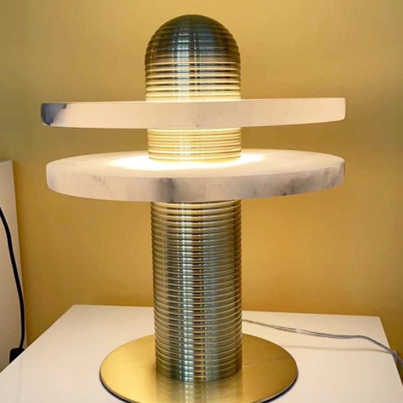 Alabaster Comet table lamp