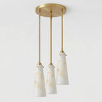 Solenne Alabaster Cluster Pendant Light