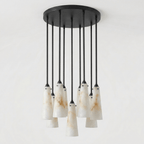 Solenne Alabaster Cluster Pendant Light