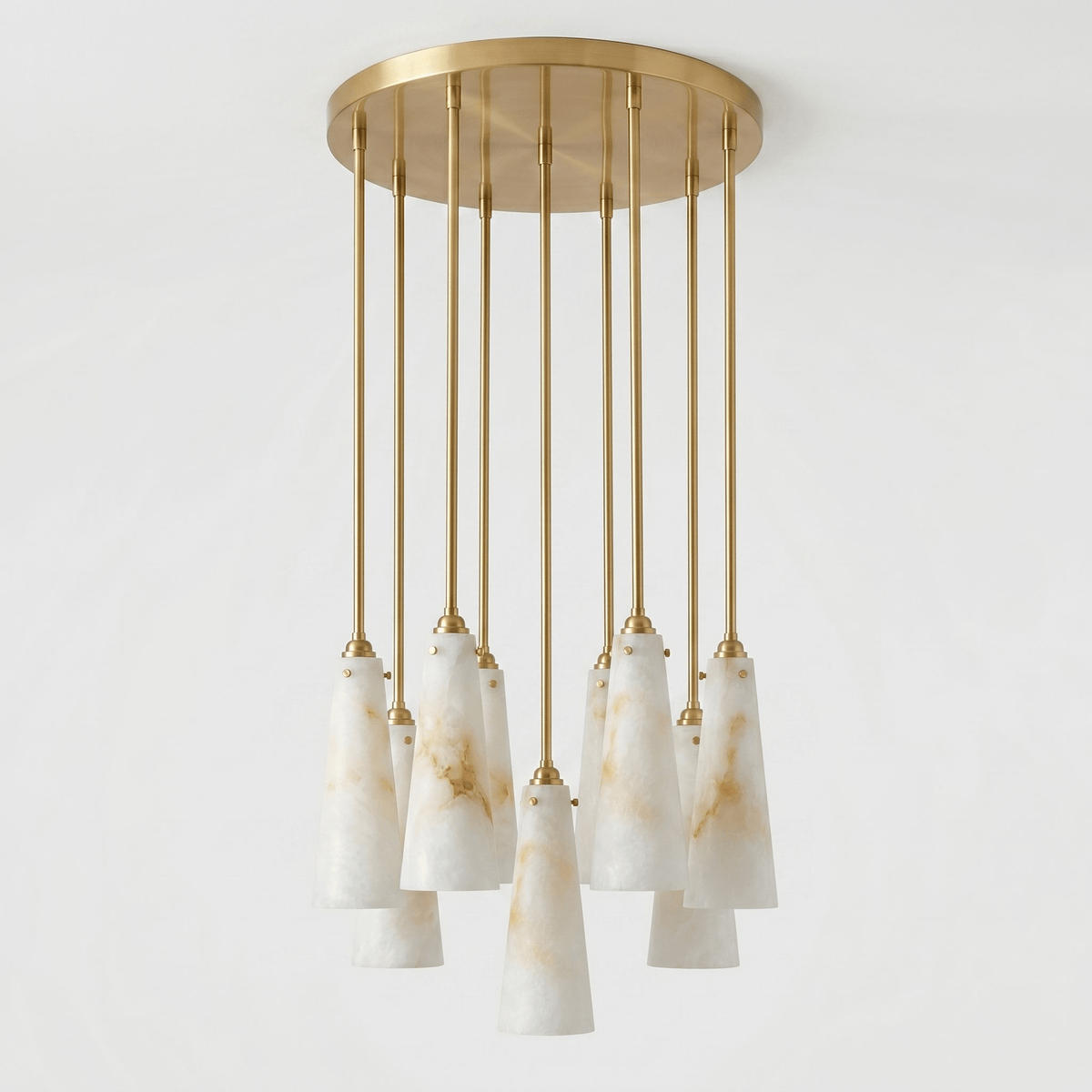 Solenne Alabaster Cluster Pendant Light