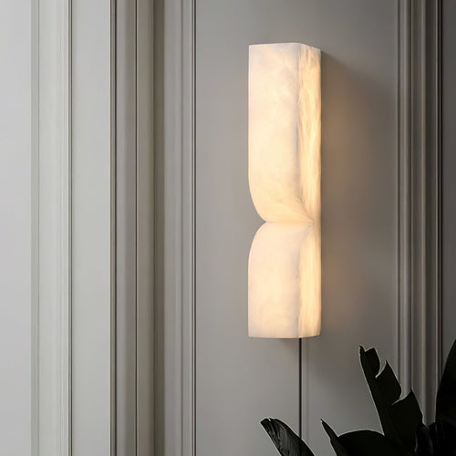 Alabaster Essence Plug-in Wall Sconce
