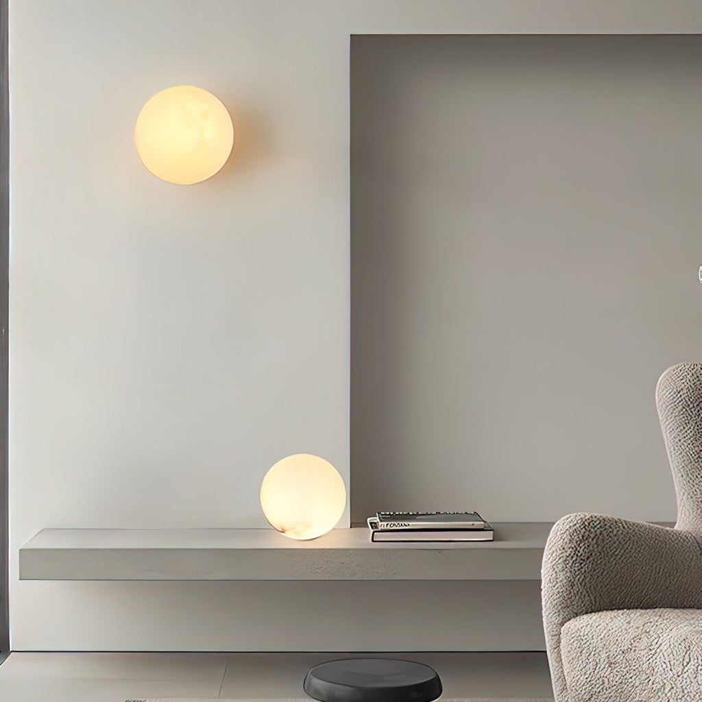 Alabaster Mini Orb Wall-mounted lamp Wall Lamp