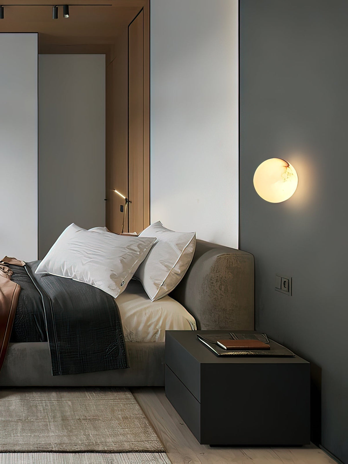 Alabaster Mini Orb Wall-mounted lamp Wall Lamp