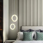 Alabaster Ring Pendant Light