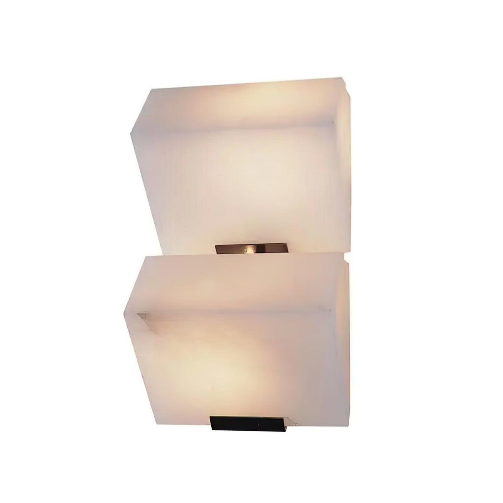Alabaster Staircase Plug-in Wall Lamp