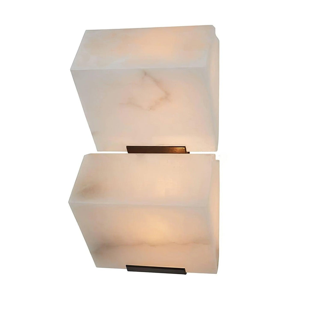 Alabaster Staircase Plug-in Wall Lamp