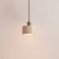 Alagusmo Pendant Lamp Model A: ∅ 4.7″ x H 5.1″ / Yellow Travertine pendant Lamp
