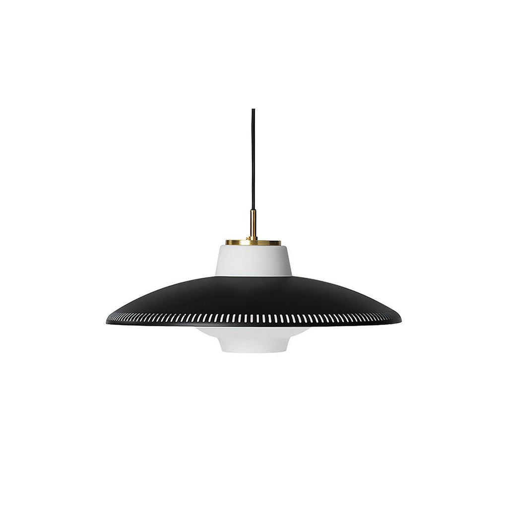 Alien Frisbee Pendant Lamp ∅ 17.7″ x H 8.9″ / Dia 45cm x H 22.5cm / Black Pendant light