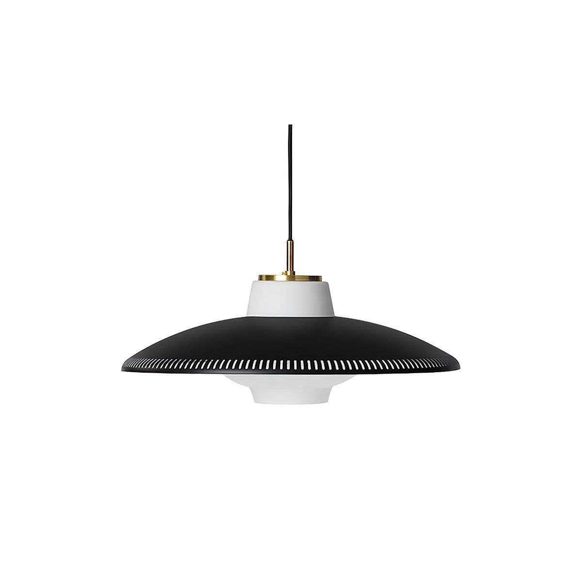 Alien Frisbee Pendant Lamp ∅ 17.7″ x H 8.9″ / Dia 45cm x H 22.5cm / Black Pendant light