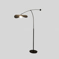 Alonso Floor Lamp W 47.2″ x H 62.9″ / W 120cm x H 160cm / Black & Black / US plug Floor lamp