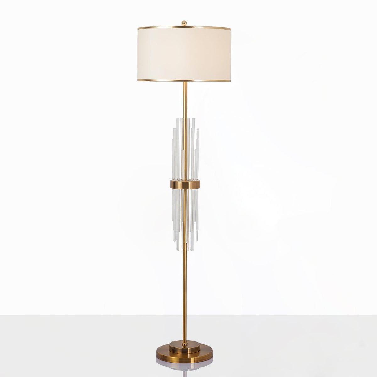 Alston Floor Lamp ∅ 13.8″ x H 57.1″ / Dia 35cm x H 145m / Gold / US plug Floor lamp