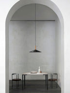 Altura Pendant Lamp ∅ 12.8″ x H 9.1″ / Black / Warm Light Pendant light