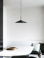 Altura Pendant Lamp ∅ 12.8″ x H 9.1″ / Black / Warm Light Pendant light