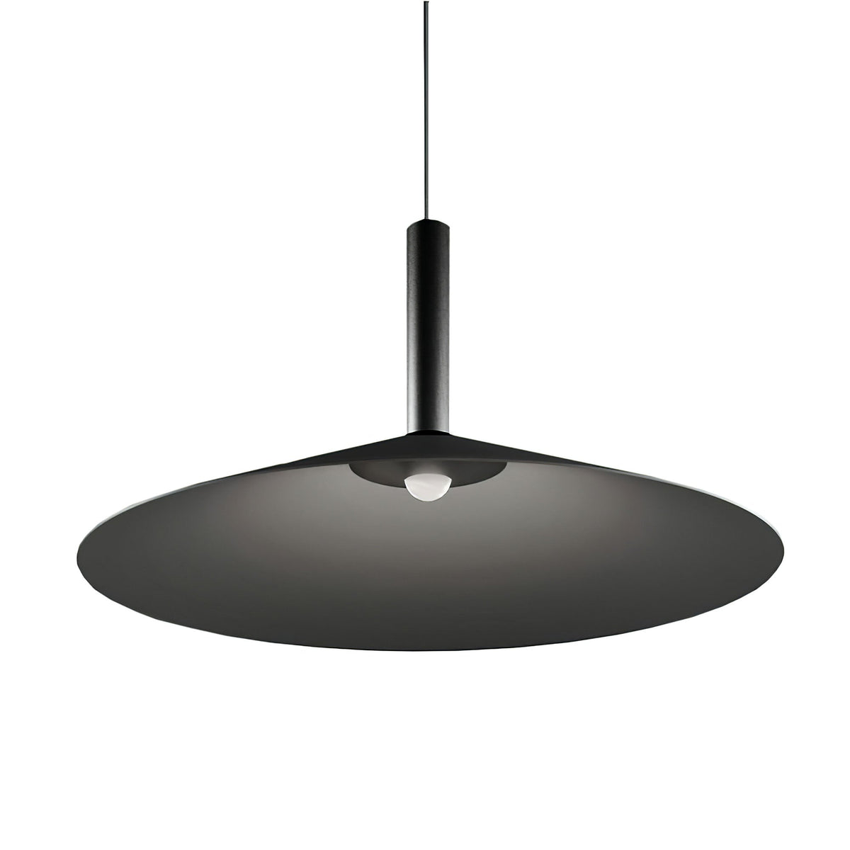 Altura Pendant Lamp ∅ 12.8″ x H 9.1″ / Black / Warm Light Pendant light
