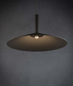 Altura Pendant Lamp ∅ 12.8″ x H 9.1″ / Black / Warm Light Pendant light