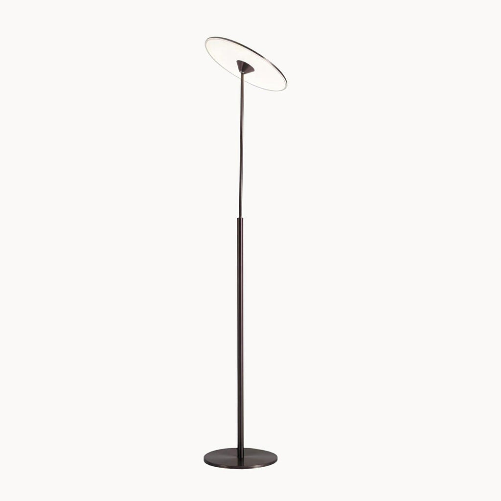 Ambra LED Floor Lamp ∅ 13.8″ x H 59.8″ / Dia 35cm x H 152cm / Brown & White / US Plug Floor lamp