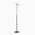 Ambra LED Floor Lamp ∅ 13.8″ x H 59.8″ / Dia 35cm x H 152cm / Brown & White / US Plug Floor lamp