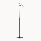 Ambra LED Floor Lamp ∅ 13.8″ x H 59.8″ / Dia 35cm x H 152cm / Brown & White / US Plug Floor lamp