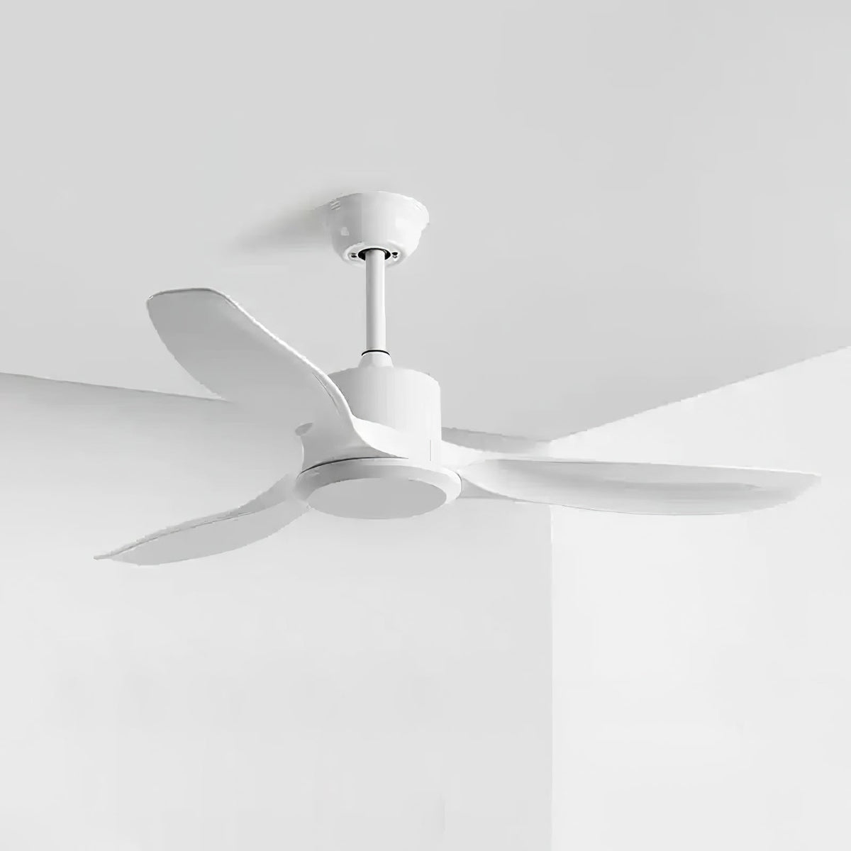 Amelia Ceiling Fan ? 42″ x H 9.8″ / White & White (ABS blades) 1001 Ceiling fan