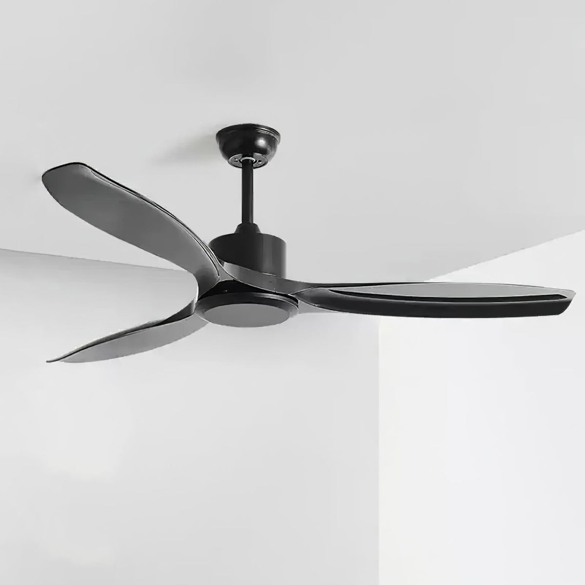 Amelia Ceiling Fan ? 42″ x H 9.8″ / Black & Black (ABS blades) 1001 Ceiling fan
