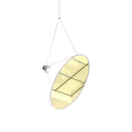 Amisol Pendant Lamp ∅ 19.7’’ x 15.7’’ / Dia 50cm x H 40cm / Gold / Warm Light Pendant light