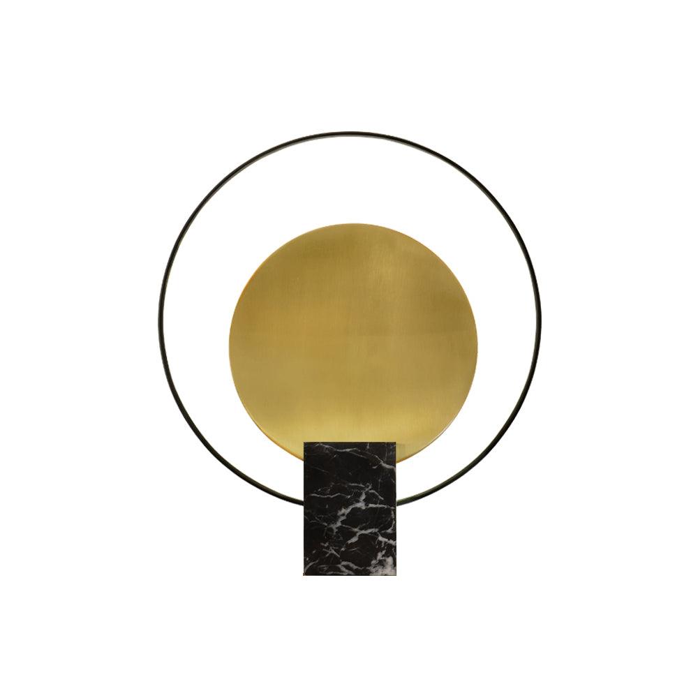 Amos Camden Table Lamp ∅ 16.1″ x H 18.5″ / Dia 41cm x H 47cm / Black + Gold / US plug Table lamp