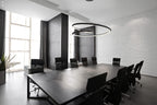 Ampersand Chandelier - CL ? 23.6″ x H 9″ / Dia 60cm x H 23cm / Black Chandelier