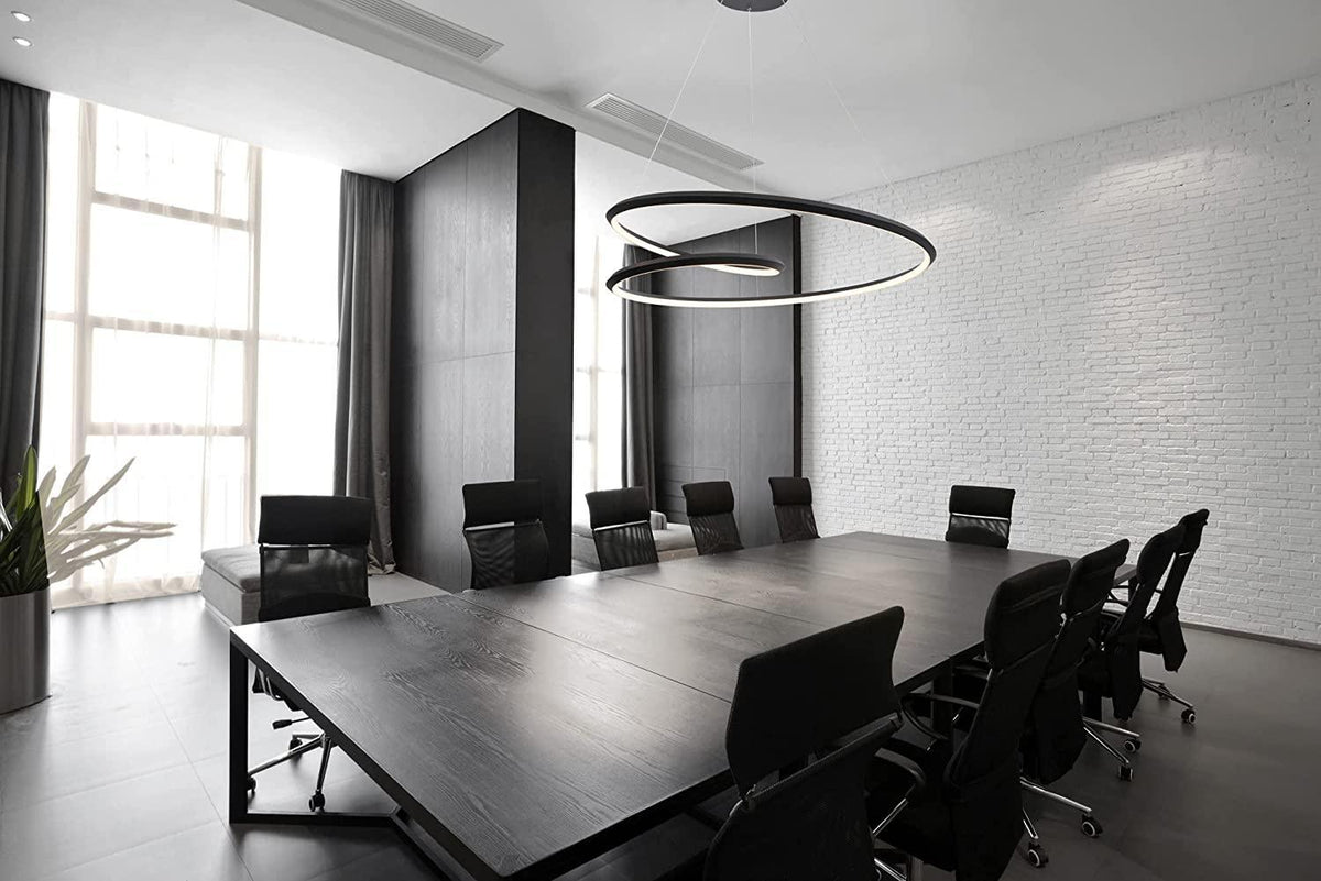 Ampersand Chandelier - CL ? 23.6″ x H 9″ / Dia 60cm x H 23cm / Black Chandelier