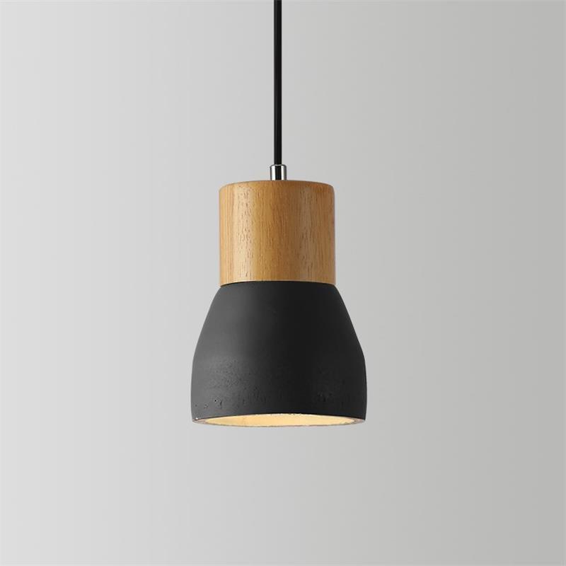 Andenon Cement Pendant Light ∅ 4.7″ x H 6.9″ / Dia 12cm x H 17.5cm / Black Pendant light