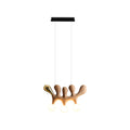 Antenna Pendant Lamp L 23.2’’ x H 15’’ / Wood Color Pendant light