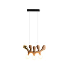 Antenna Pendant Lamp L 23.2’’ x H 15’’ / Wood Color Pendant light