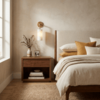 Anvil Hammered Alabaster Wall Sconce