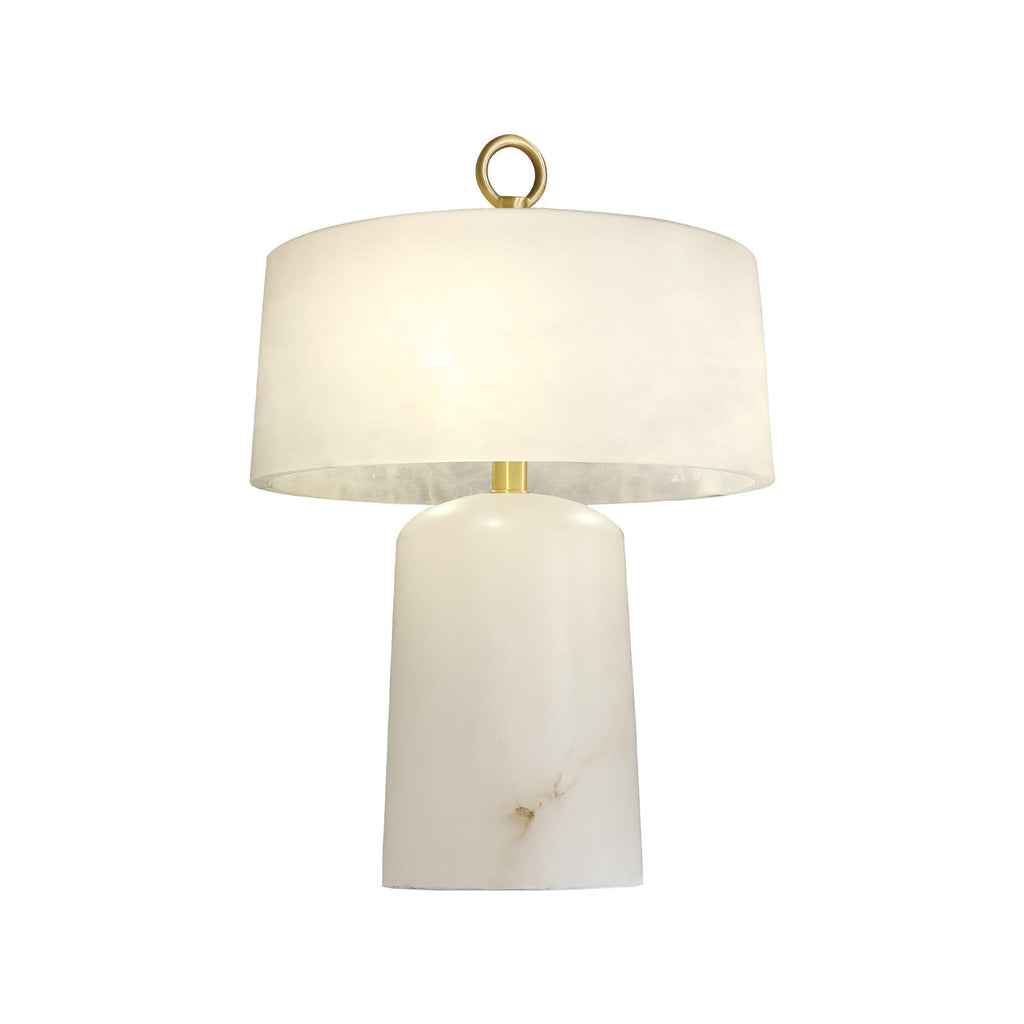 Aogashima Table Lamp ∅ 11.8″ x H 16.5″ / Dia 30cm x H 42cm / White & Brass / US Plug Table lamp