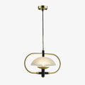 Aperture Pendant Light ∅ 15.7″ x H 11″ / Dia 40cm x H 28cm / Gold & White Pendant light