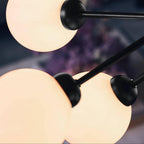 Glass Sphere Cluster Chandelier Chandelier
