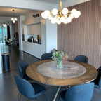 Glass Sphere Cluster Chandelier Chandelier